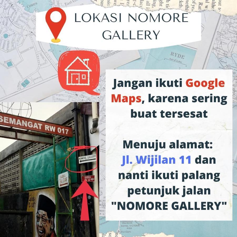 "Nomore" Gallery And Guesthouse Yogyakarta Esterno foto
